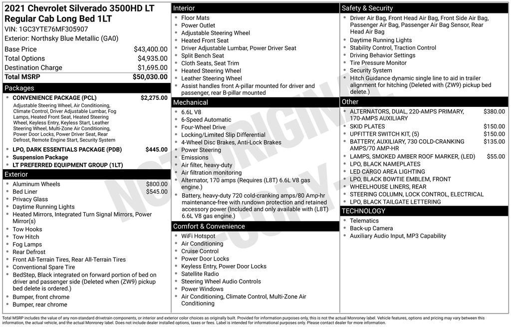 chevrolet silverado 3500hd 2021 1GC3YTE76MF305907 image chevrolet silverado 3500hd 2021 1GC3YTE76MF305907 image